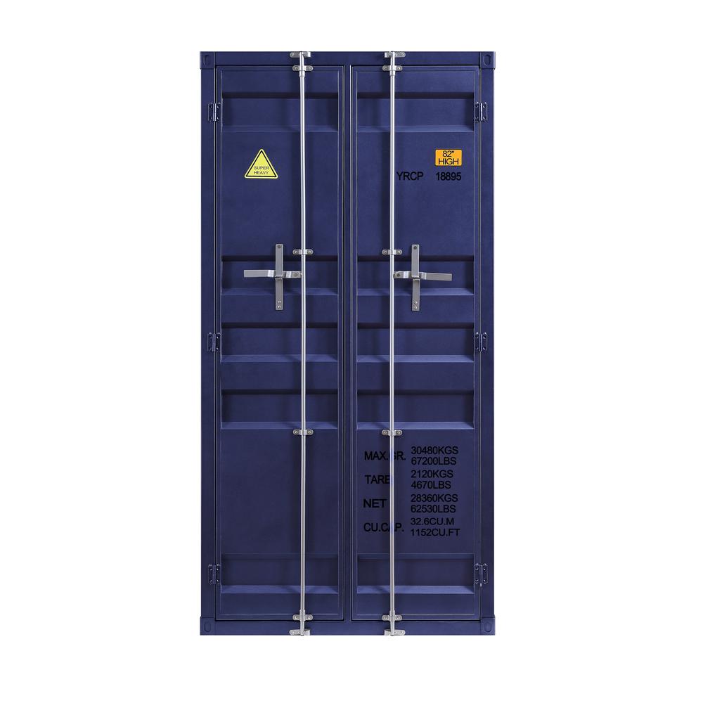 Cargo Wardrobe (Double Door), Blue. Picture 2