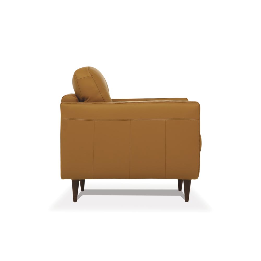 Loveseat, Camel Leather 54956. Picture 4