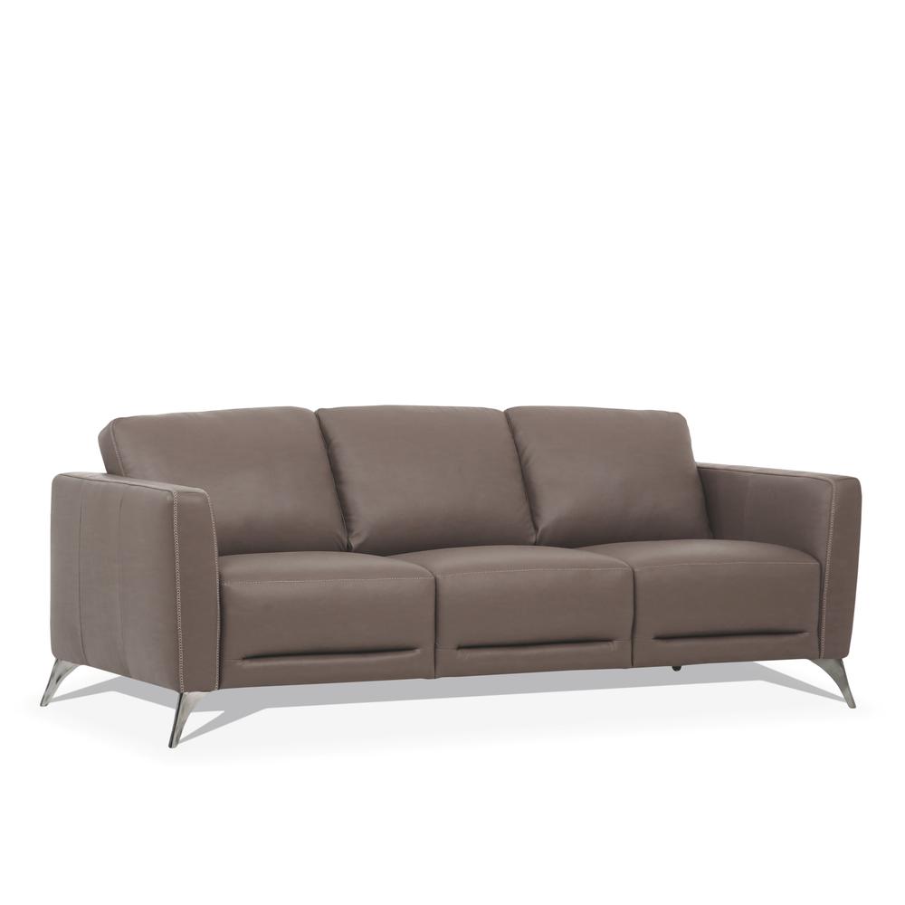 Sofa, Taupe Leather 55000. Picture 7
