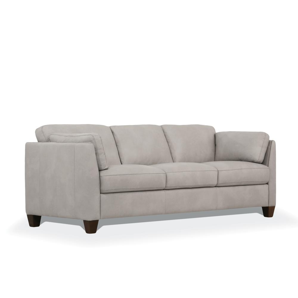 Sofa, Dusty White Leather 55015. Picture 6