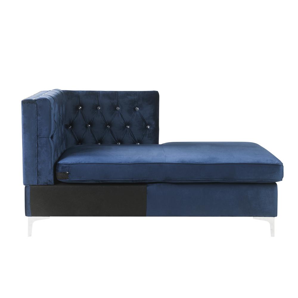 Jaszira Modular - Chaise, Blue Velvet (57343). Picture 8