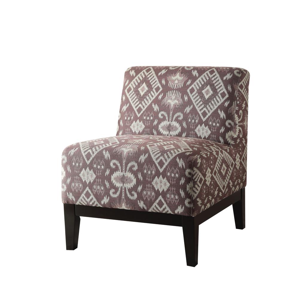 Hinte Accent Chair, Pattern Fabric. Picture 1