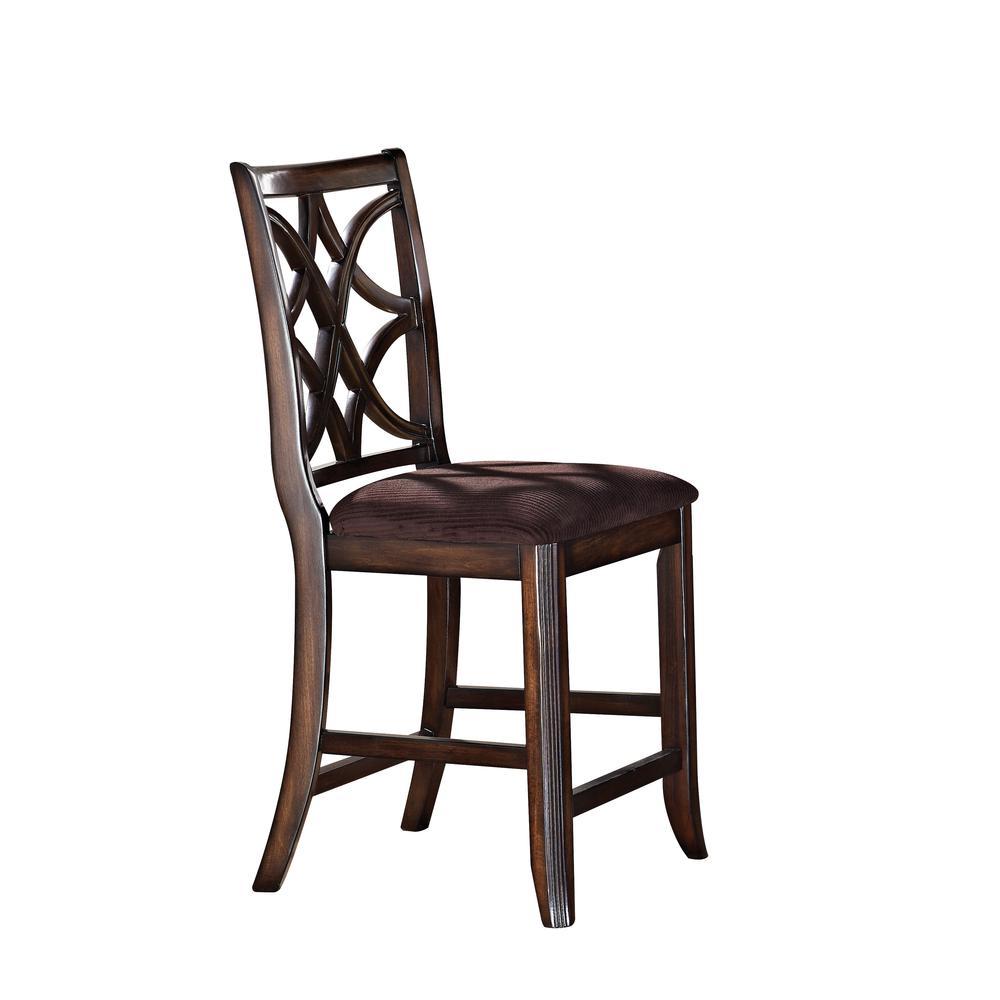 Keenan Arm Chair (Set-2), Dark Walnut & Brown MFB. Picture 3