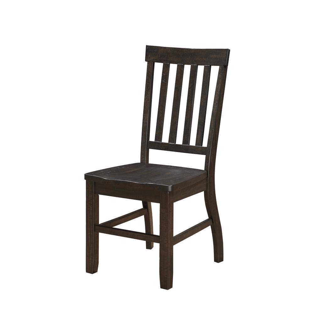Maisha Side Chair (Set-2), Rustic Walnut. Picture 1