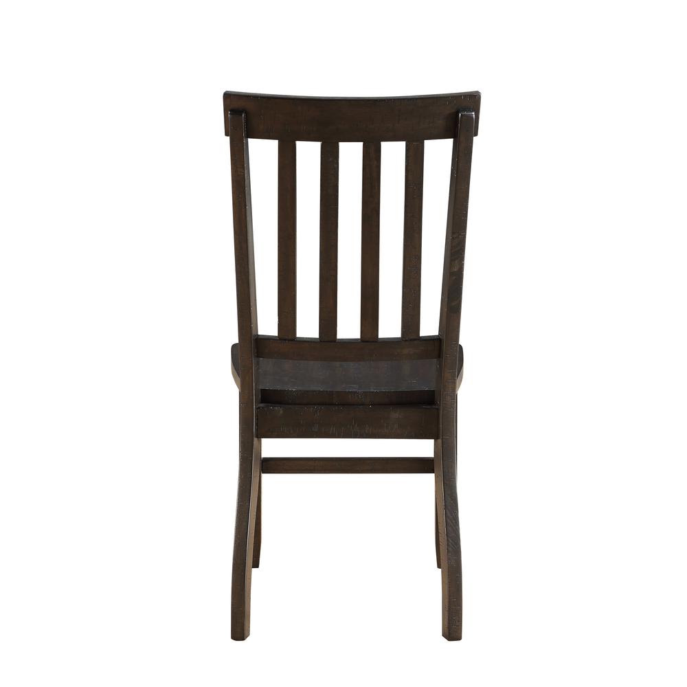 Maisha Side Chair (Set-2), Rustic Walnut. Picture 2
