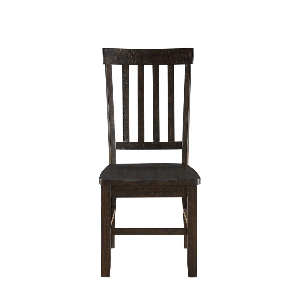Maisha Side Chair (Set-2), Rustic Walnut. Picture 3