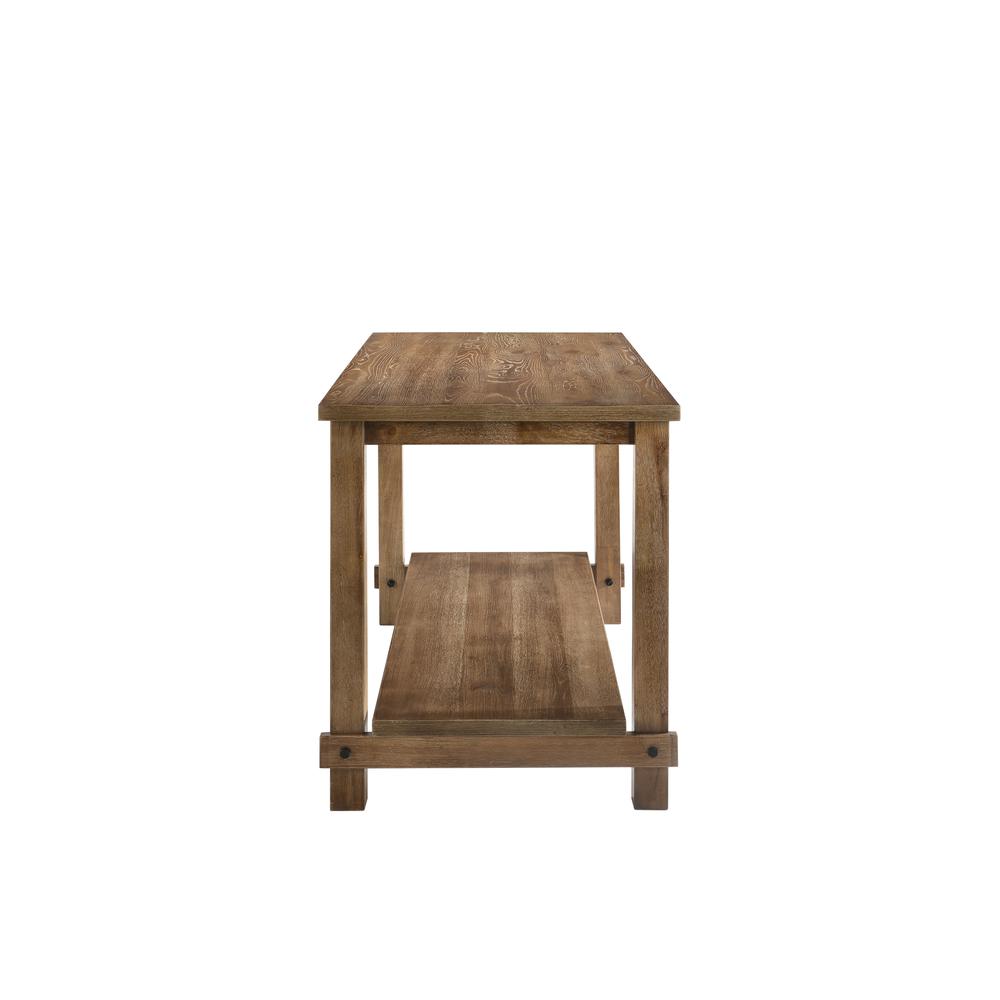 Martha II Counter Height Table, Weathered Oak. Picture 3