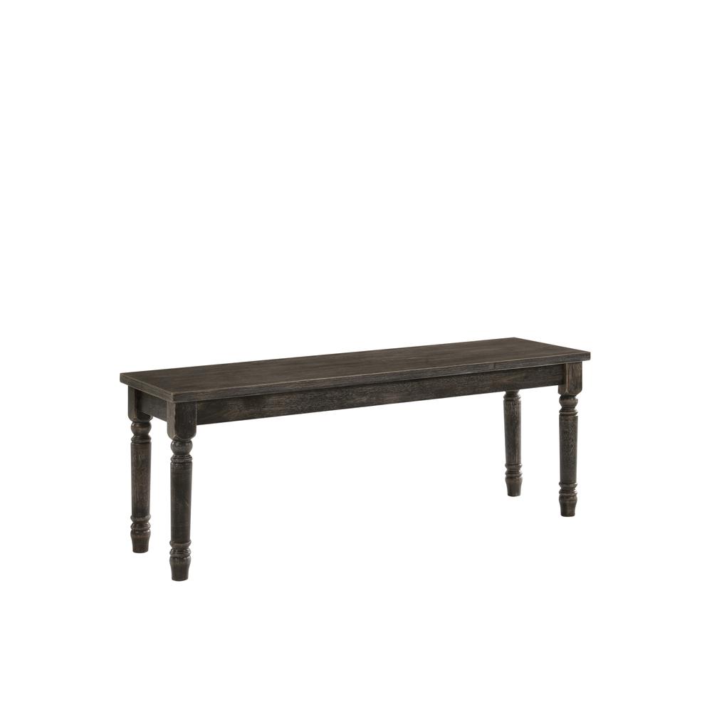 Claudia II Bench, Weathered Gray. Picture 9