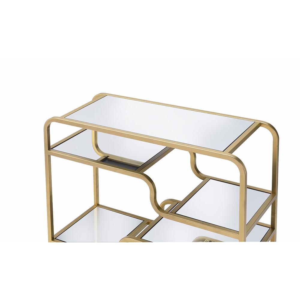 Astrid Coffee Table, Gold & Mirror. Picture 18