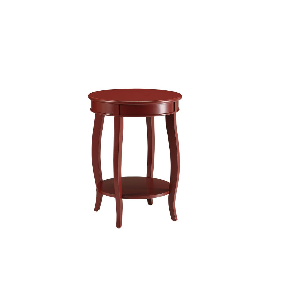 Aberta Side Table, Red. Picture 4