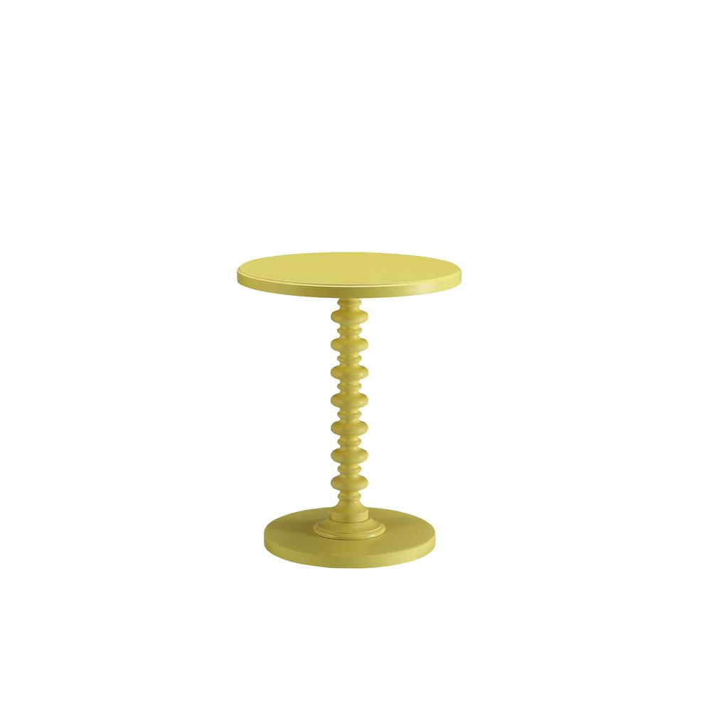 Acton Side Table, Yellow. Picture 12
