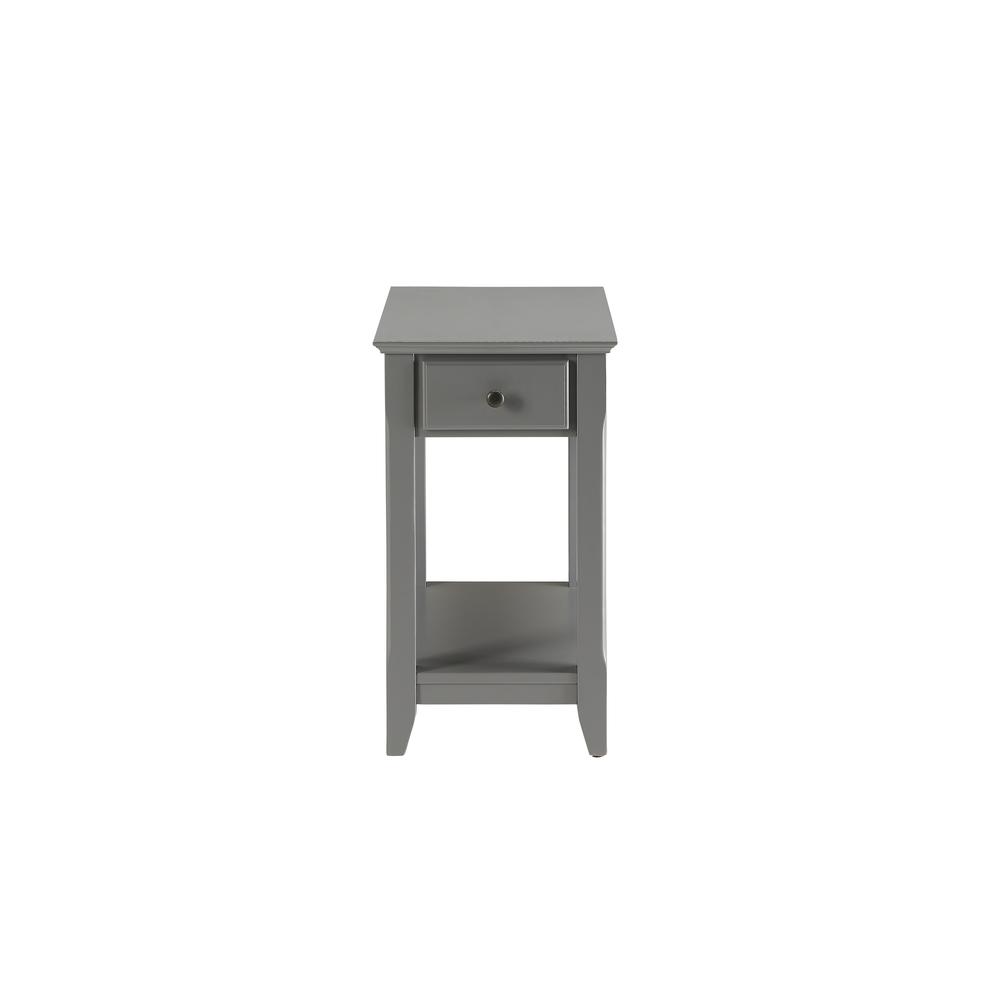 Bertie Side Table, Gray. Picture 6