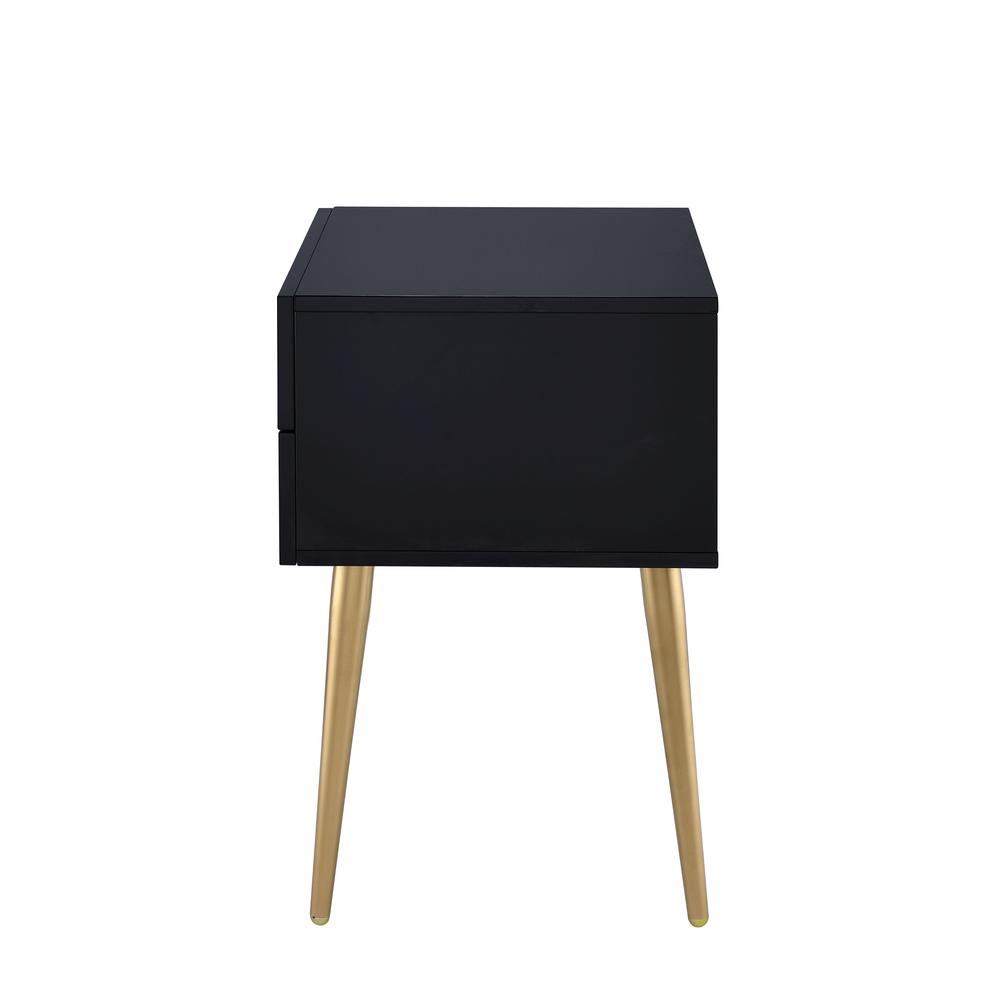 Denvor End Table, White & Gold. Picture 5