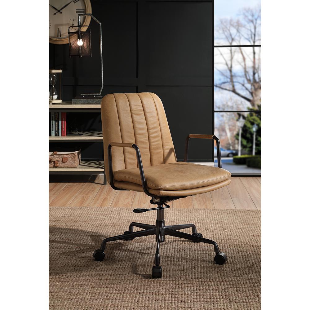 Eclarn Office Chair, Rum Top Grain Leather (93174). Picture 19