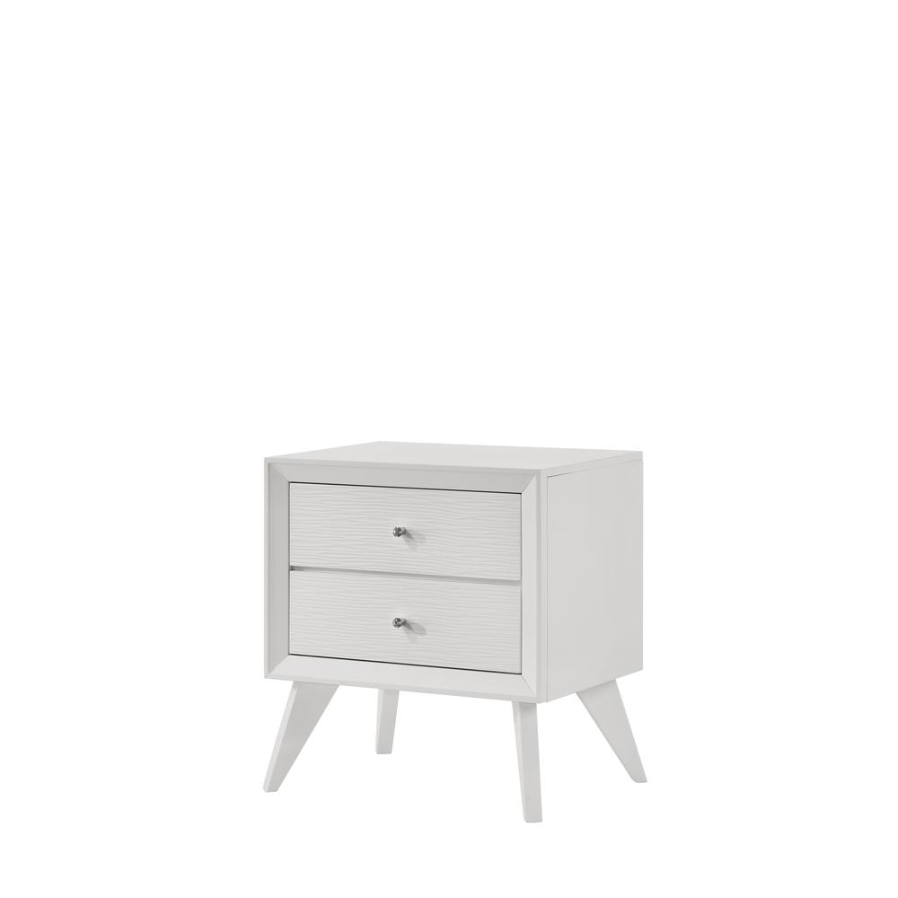 Cerys White Finish Nightstand. Picture 1