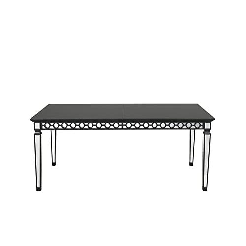 Varian II Dining Table, BLACK & Sliver FINISH (DN00590). Picture 3