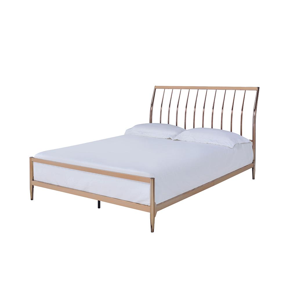 Marianne Queen Bed, Copper. Picture 1