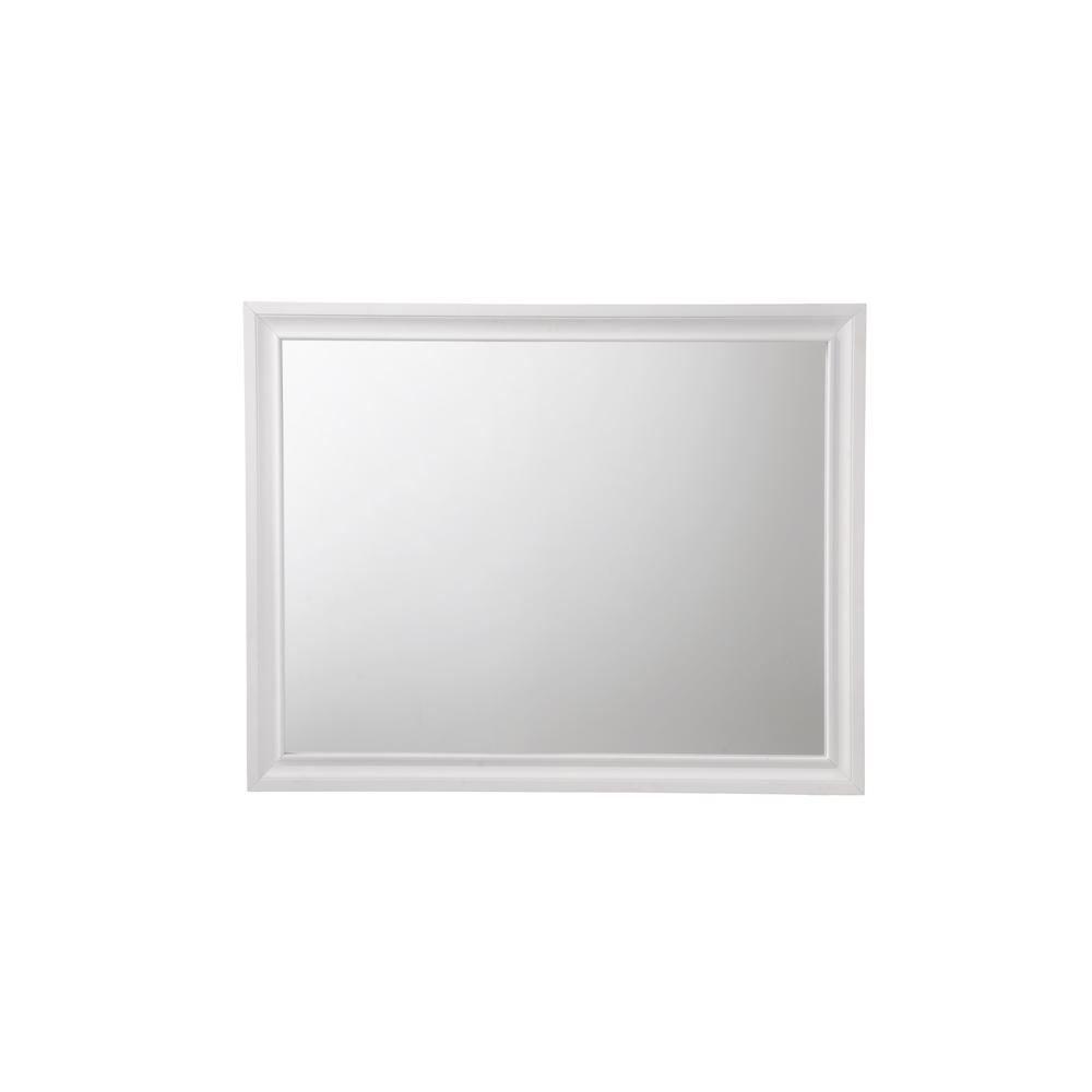 Naima Mirror, White (25774). Picture 1