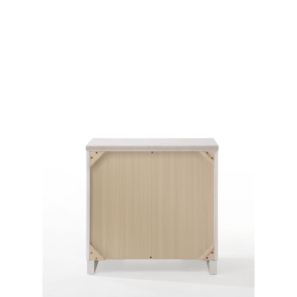 Nightstand, White High Gloss. Picture 3