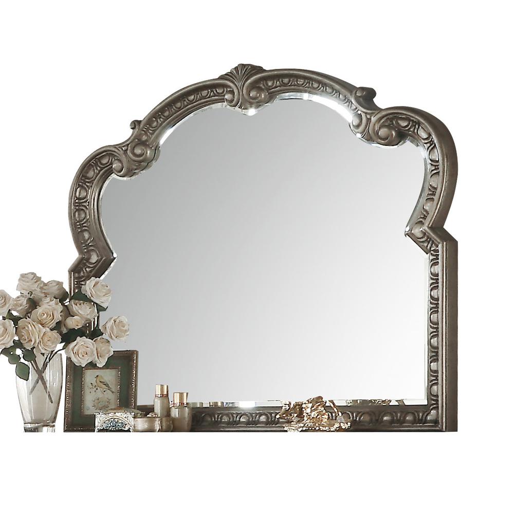 Northville Mirror, Antique Silver (26936). Picture 2