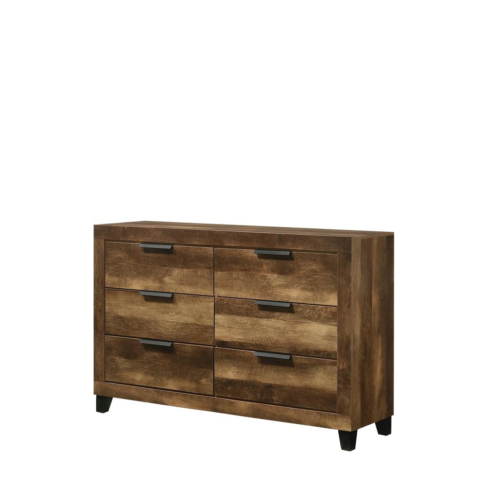 Morales Dresser, Rustic Oak Finish (28595). Picture 14
