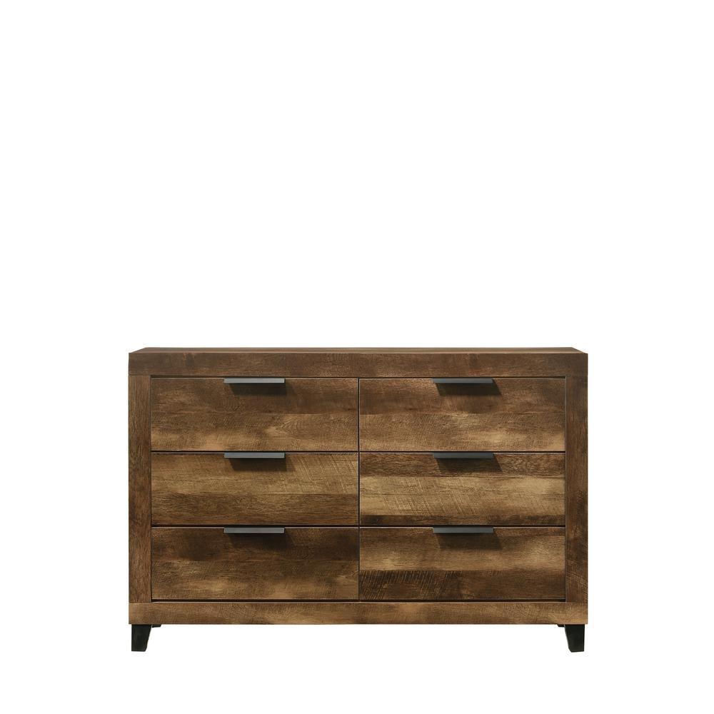Morales Dresser, Rustic Oak Finish (28595). Picture 16