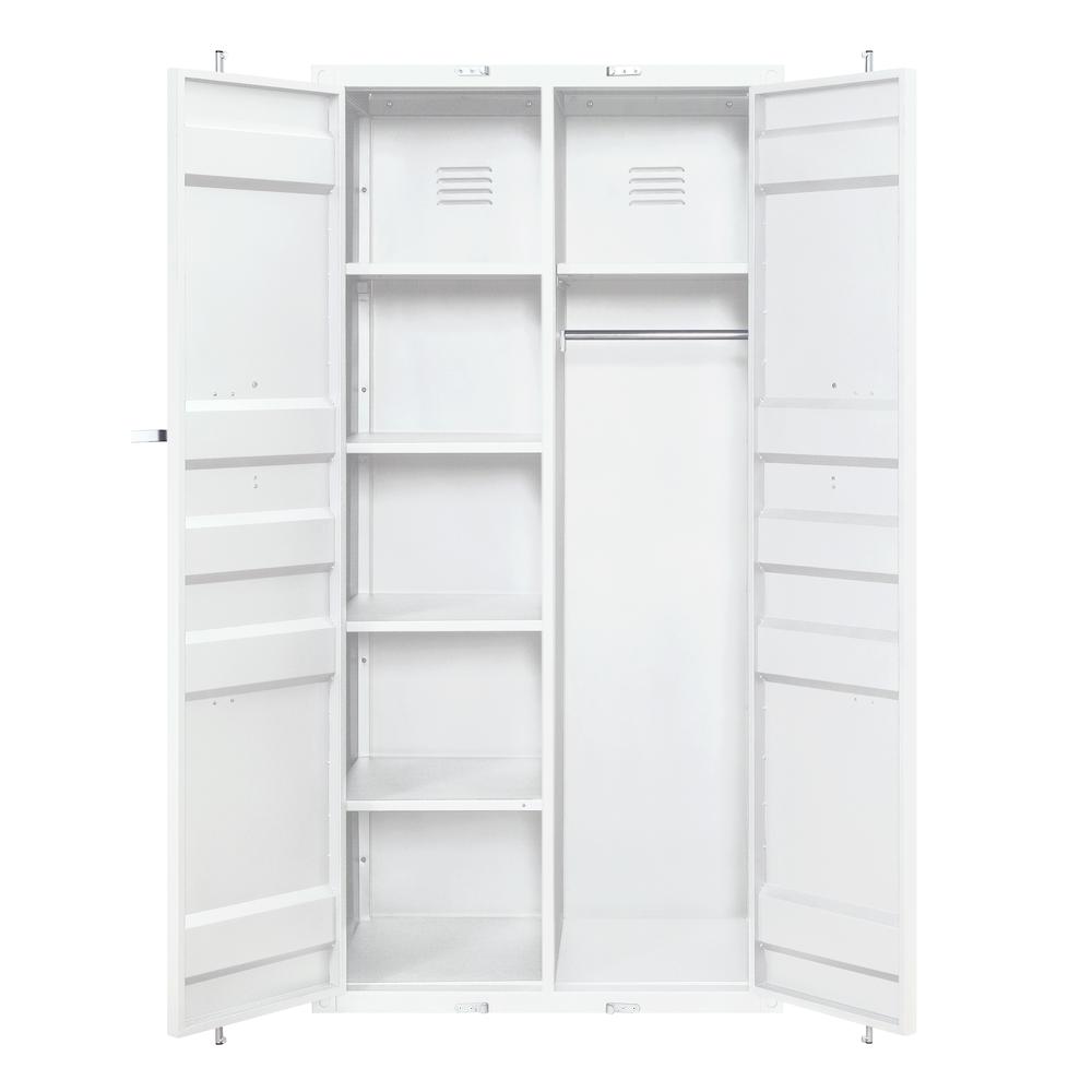 Cargo Wardrobe (Double Door), White. Picture 3
