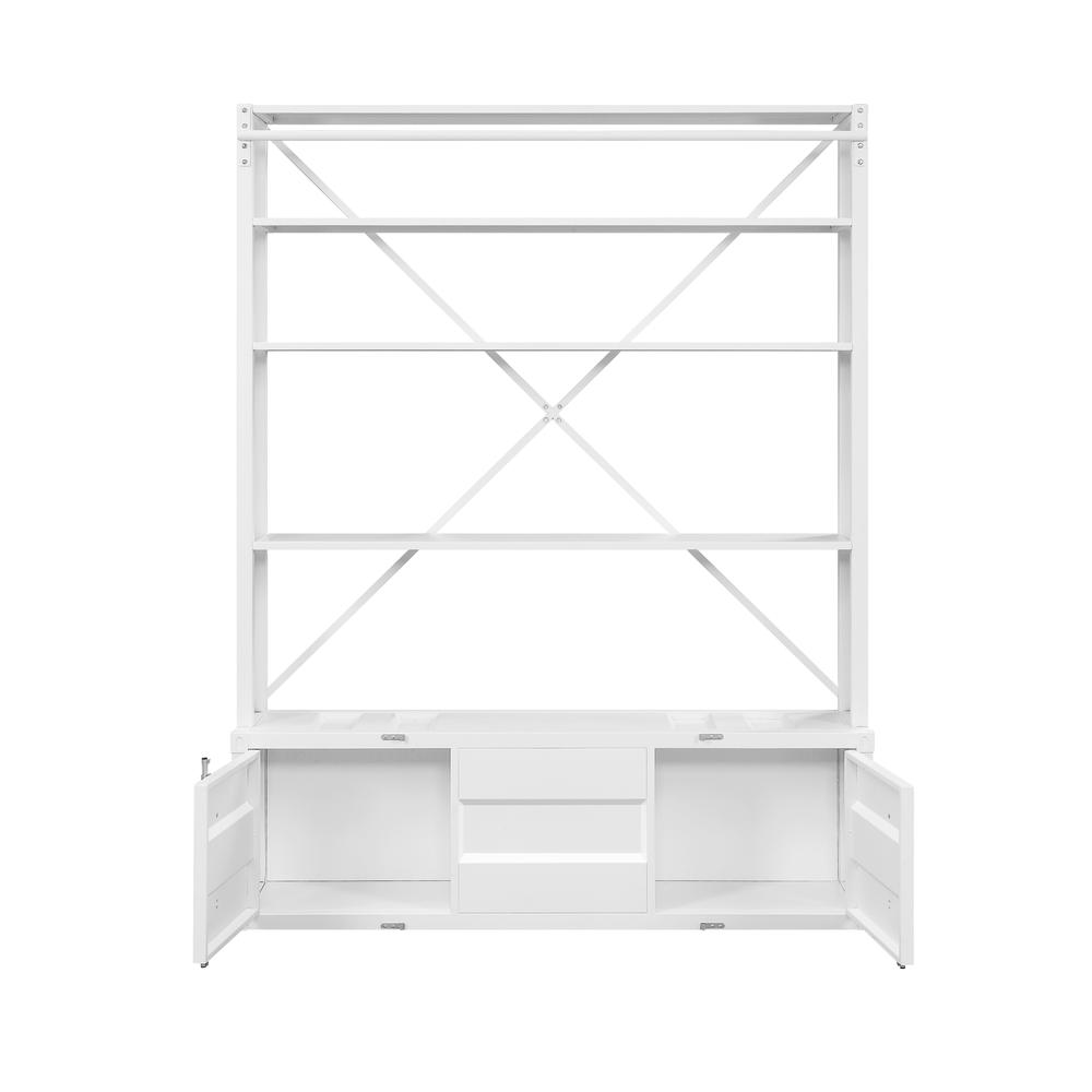 Cargo Bookshelf & Ladder, White. Picture 5