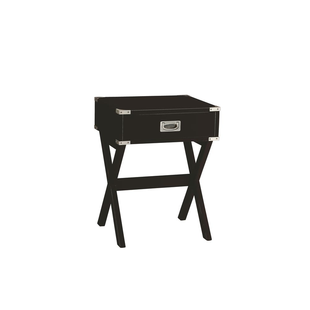 Babs End Table, Black. Picture 6