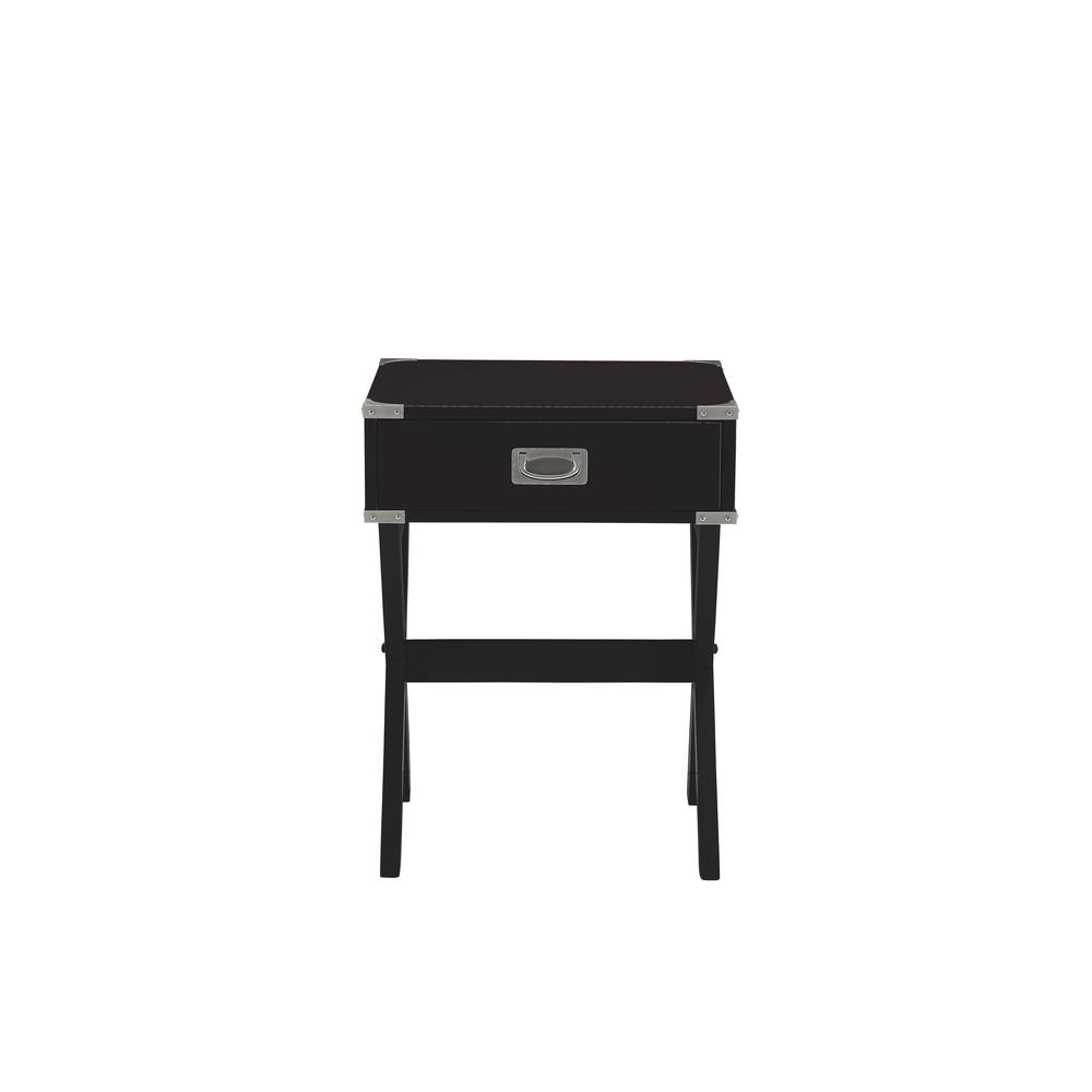 Babs End Table, Black. Picture 7