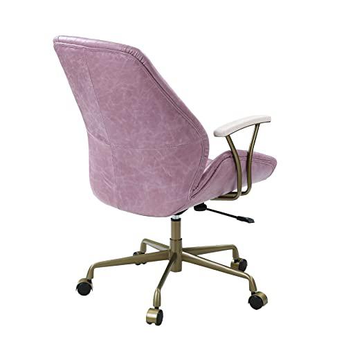 Hamilton Office Chair, Pink Top Grain Leather (OF00399). Picture 4