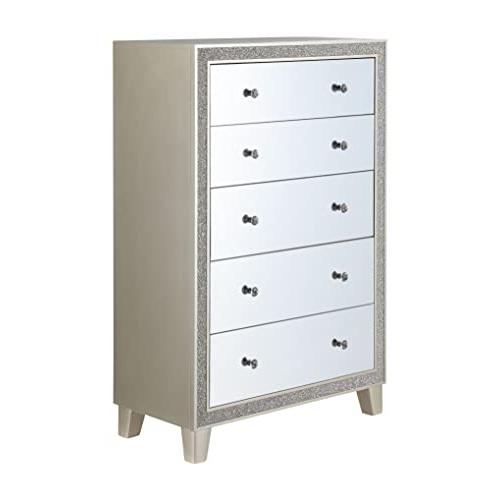 Sliverfluff Chest, Mirrored & Champagne Finish (BD00247). Picture 1