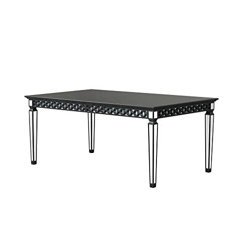 Varian II Dining Table, BLACK & Sliver FINISH (DN00590). Picture 4