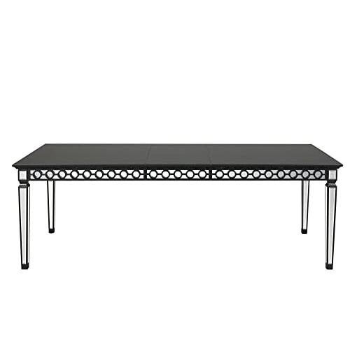 Varian II Dining Table, BLACK & Sliver FINISH (DN00590). Picture 2