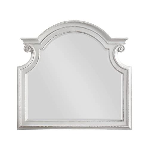 Florian Mirror, Antique White  (28724). Picture 1
