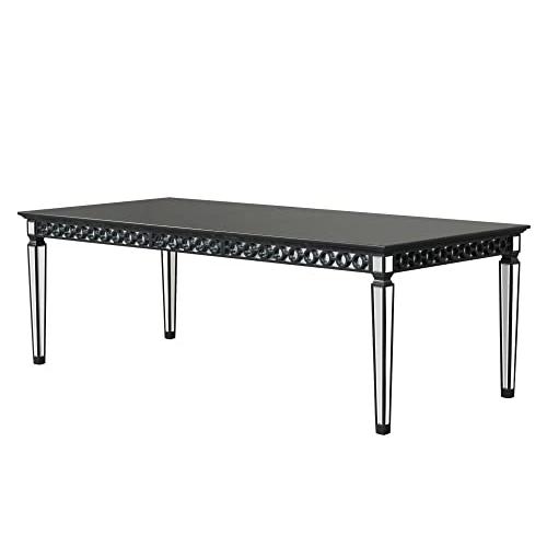 Varian II Dining Table, BLACK & Sliver FINISH (DN00590). Picture 1