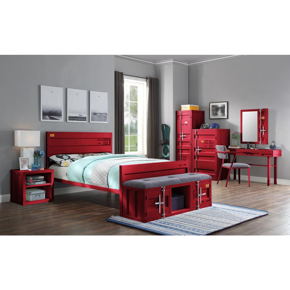 Cargo Full Bed, Red. Picture 4