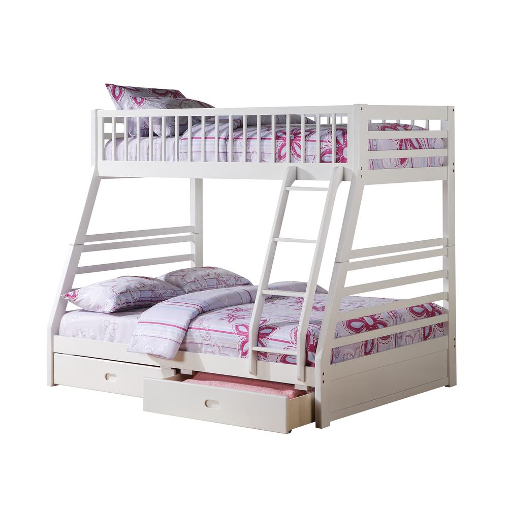 Jason Twin/Full Bunk Bed & Drawers, White (1Set/2Ctn). Picture 12