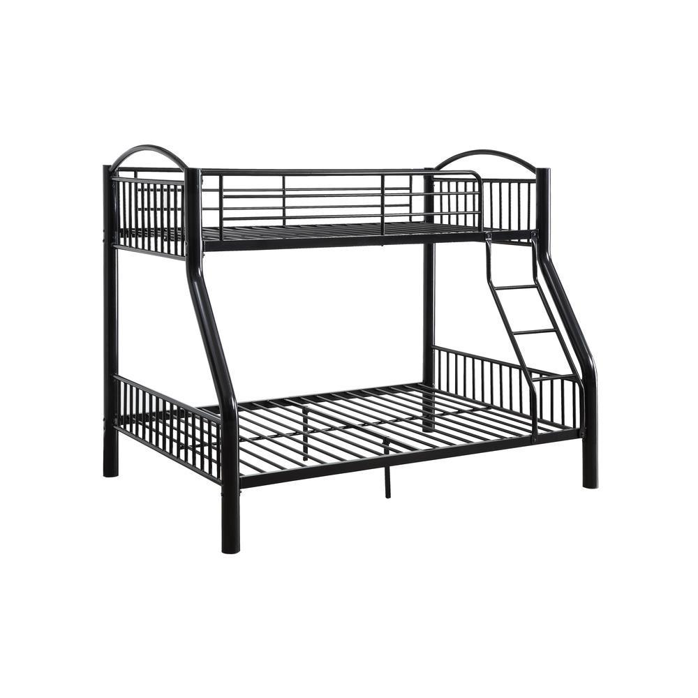 Cayelynn Twin/Full Bunk Bed, Black. Picture 1