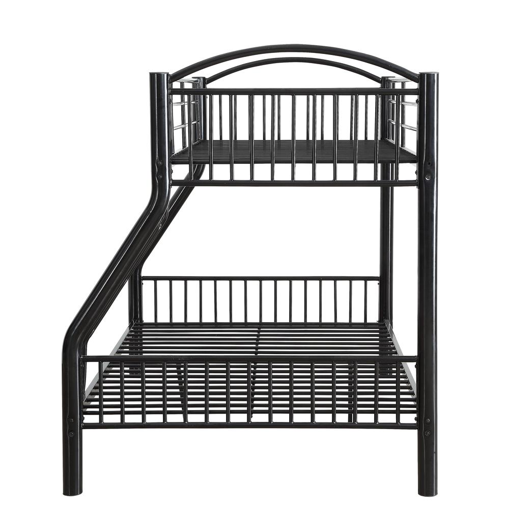 Cayelynn Twin/Full Bunk Bed, Black. Picture 3