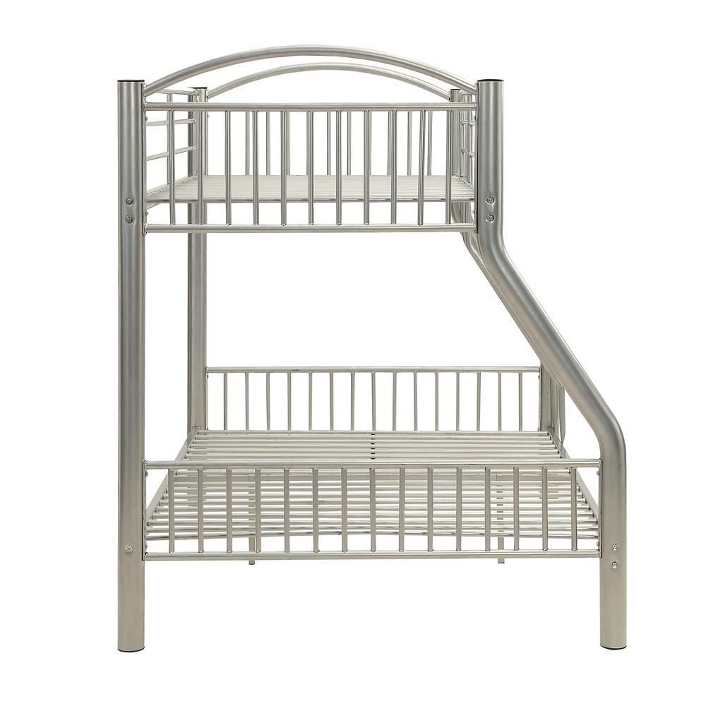 Cayelynn Twin/Full Bunk Bed, Silver. Picture 3
