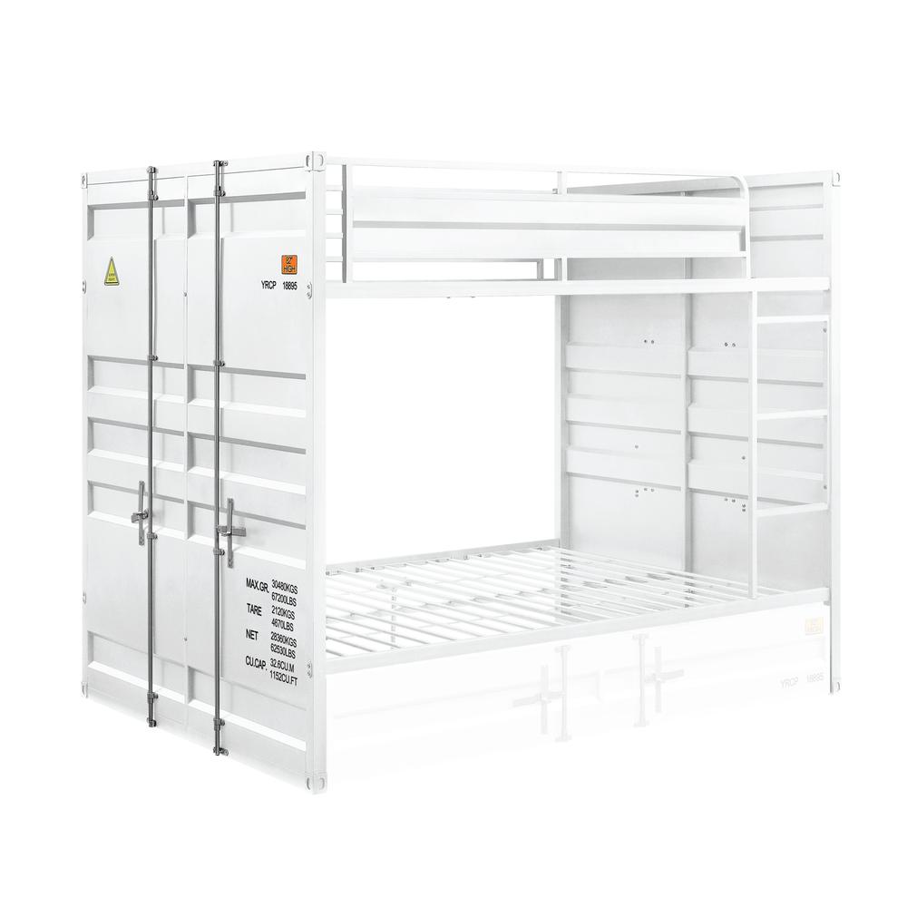 Bunk Bed (Full/Full), White. Picture 2
