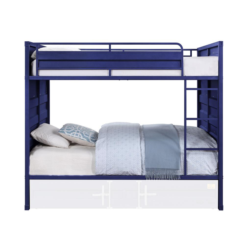 Bunk Bed (Full/Full), Blue. Picture 3