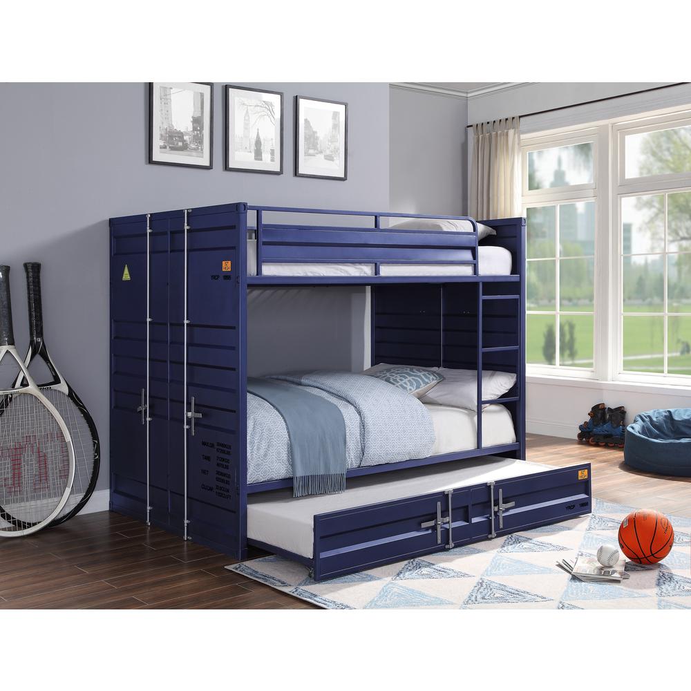 Bunk Bed (Full/Full), Blue. Picture 5