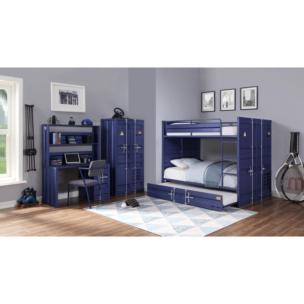Bunk Bed (Full/Full), Blue. Picture 6