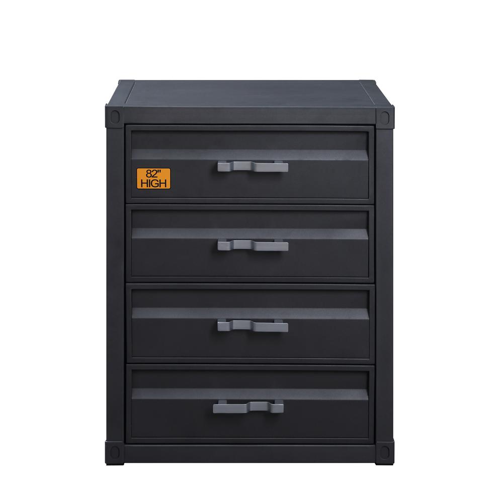 Cargo 4-Drawer Chest, Gunmetal Finish (37956). Picture 3