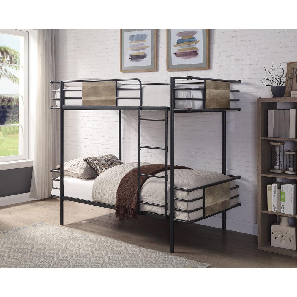 ACME Deliz Twin/Twin Bunk Bed. Picture 1