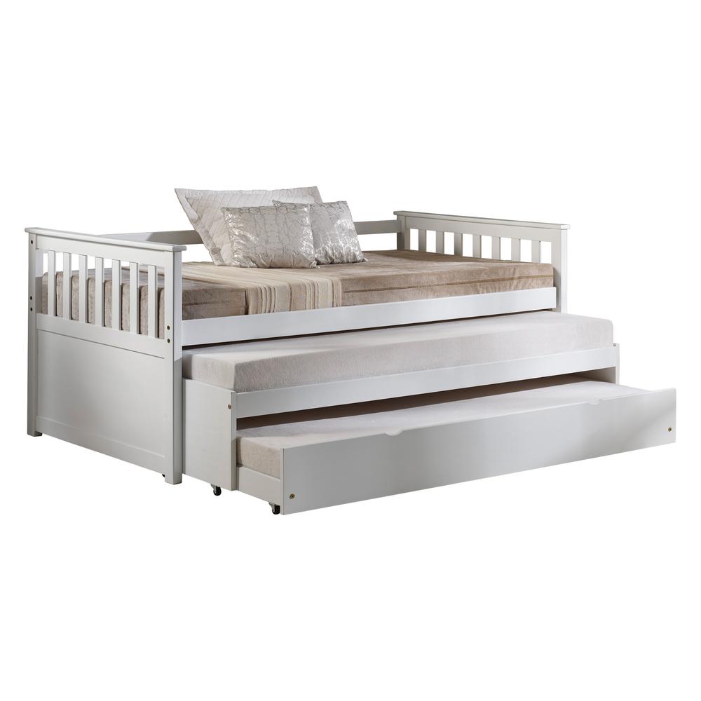 Cominia Daybed & Pull-Out Bed, White (1Set/2Ctn). Picture 2
