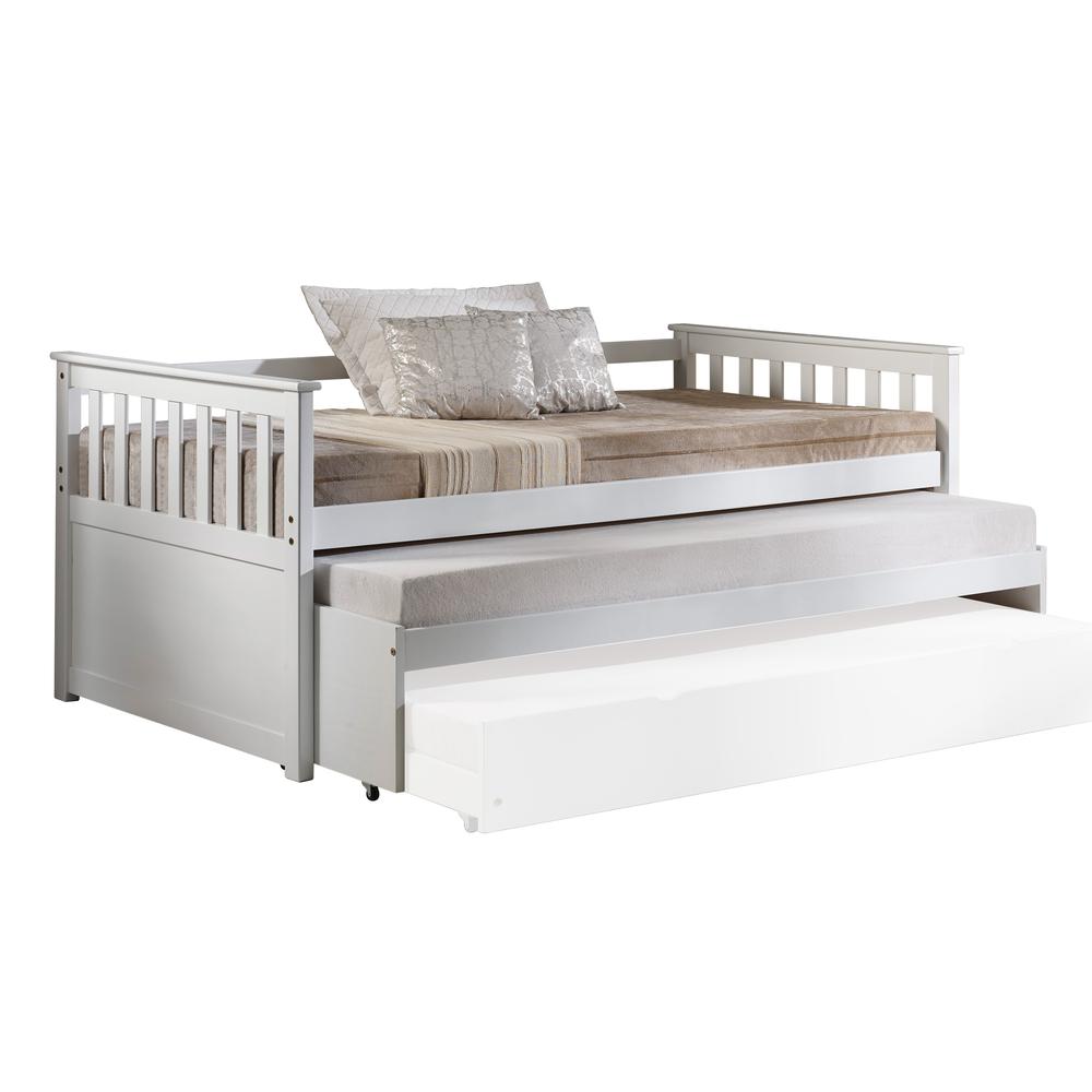 Cominia Daybed & Pull-Out Bed, White (1Set/2Ctn). Picture 3