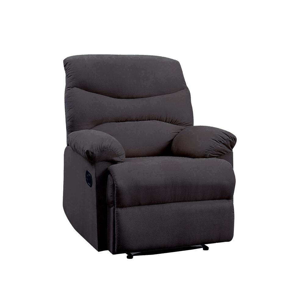 Arcadia Motion Recliner, Black Woven Fabric. Picture 1